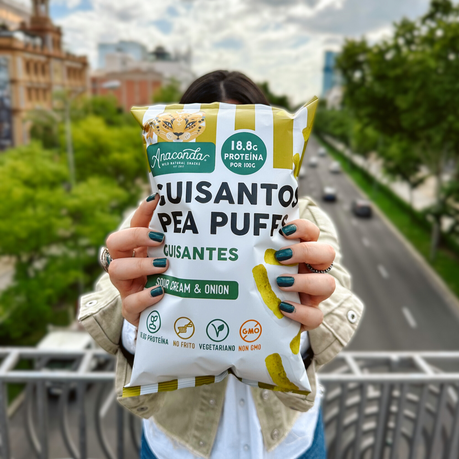 NUEVO PRODUCTO: Gusanitos de Guisantes Sabor Sour Cream & Onion – Anaconda  Foods