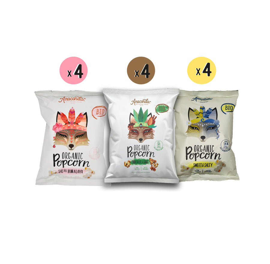 Palomitas de Maíz - Tres Sabores