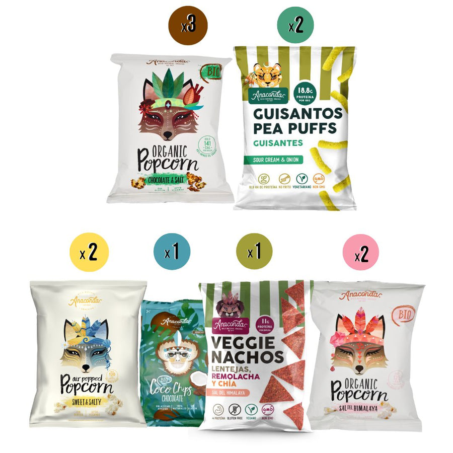 Pack Inicio de Snacks Saludables Dulces y Salados