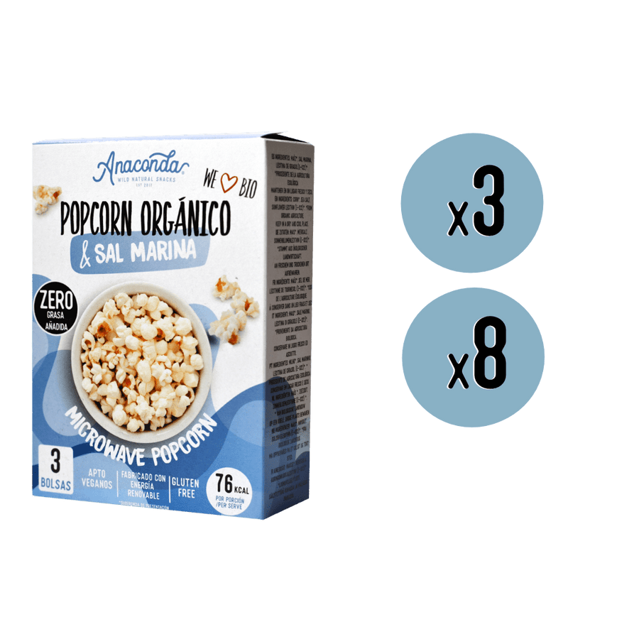 Organic Microwave Popcorn - Zero Fat