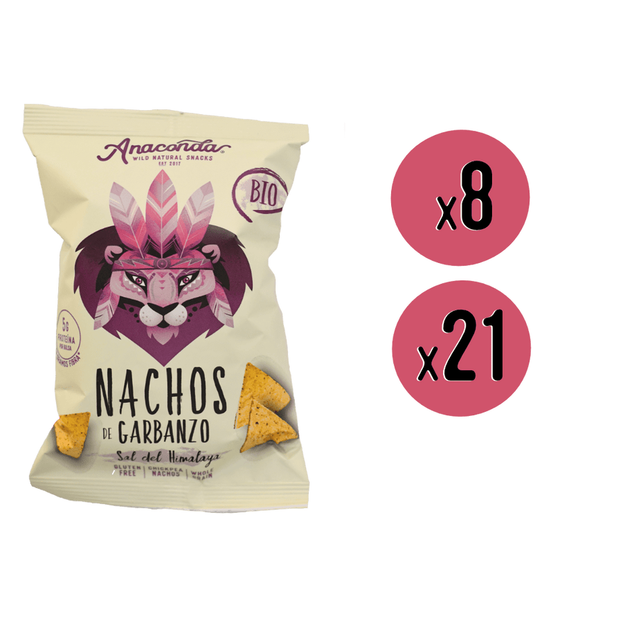 Organic Corn and Chickpea Nachos Himalayan Salt Flavor - Takeaway Pack